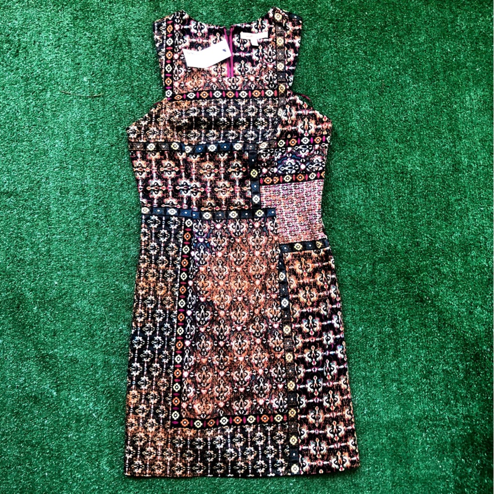 Under Skies Multicolor Floral Sleeveless Sheath Dress Size S - Picture 7 of 8